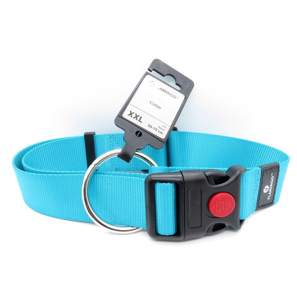 Collier Ziggi turquoise 55 -75 cm 40 MM  taille XXL pour chien - Imagen 1