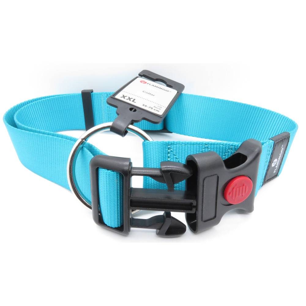 Collier Ziggi turquoise 55 -75 cm 40 MM  taille XXL pour chien - Imagen 2