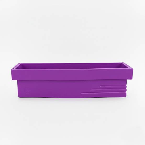 Jardinière design effet pierre 70l avec réserve d'eau-plast'up rotomoulage - Imagen 1