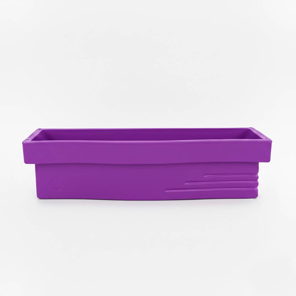 Jardinière design effet pierre 70l avec réserve d'eau-plast'up rotomoulage - Imagen 1