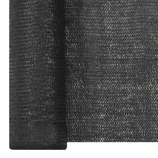 Helloshop26 - Filet brise-vue 2x50 m PEHD 195 g/m² noir - Imagen 3