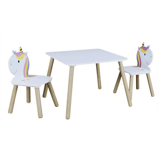 Ensemble Table et 2 Chaises Enfant Motif Licorne - UNICORN - Image 1
