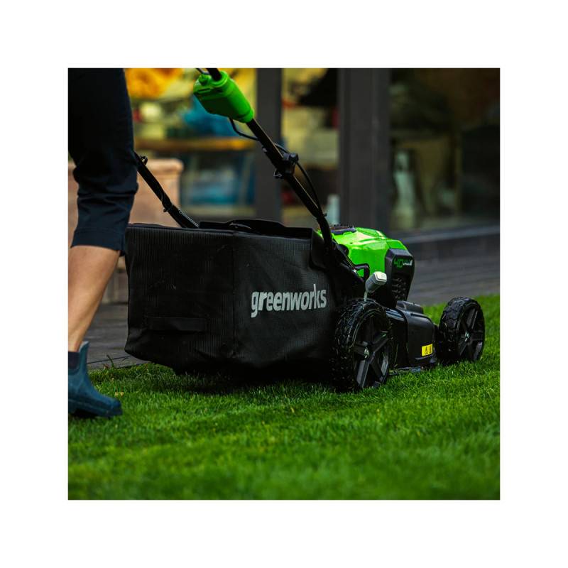Greenworks - Tondeuse tractée 46cm 40V GREENWORKS - Batterie 4,0Ah - Chargeur - GD40LM46SPK4 - Image 4