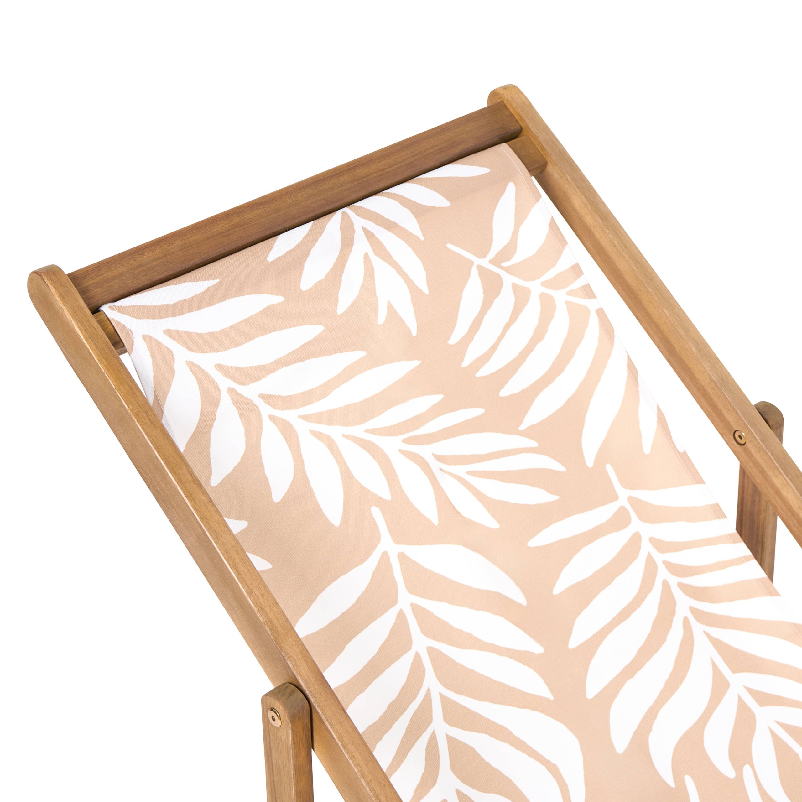Beliani - Toile pour transat et chilienne Polyester Beige ANZIO/AVELLINO - 44x113x1- Beliani - Image 5