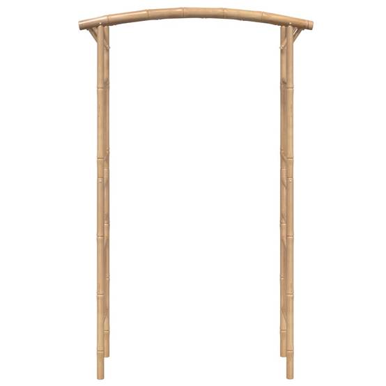Arche Rosiers Bambou Naturel Tonnelle Jardin Style Rustique Résistant Intempéries 118cm - ComfortXL Outdoor Living - Image 4