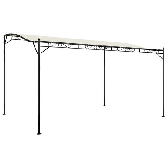 Store banne | Auvent crème 4x3 m 180 g/m² tissu et acier Maison Chic - Image 1