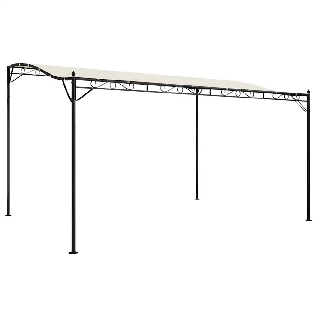 Store banne | Auvent crème 4x3 m 180 g/m² tissu et acier Maison Chic - Image 1