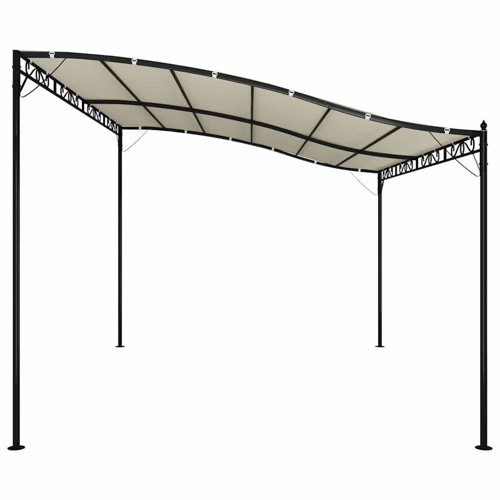 Store banne | Auvent crème 4x3 m 180 g/m² tissu et acier Maison Chic - Image 5