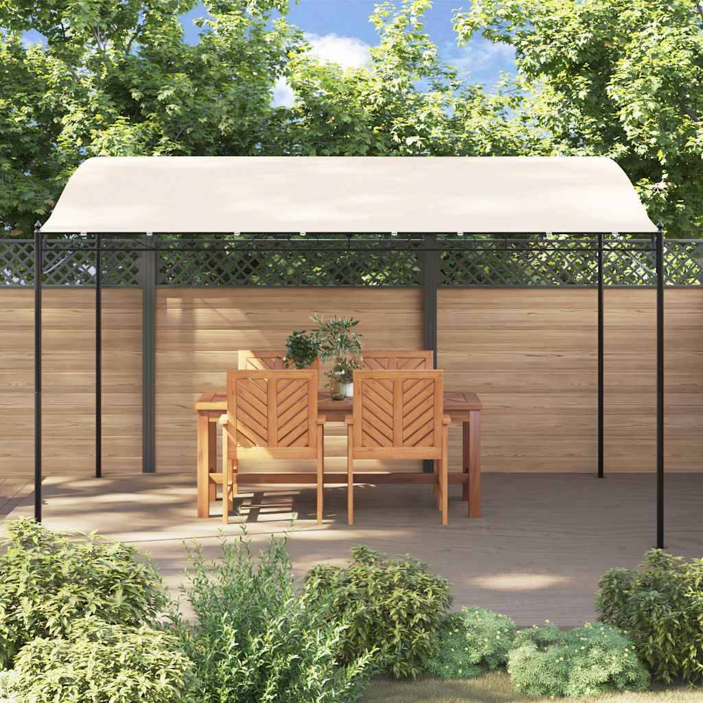 Store banne | Auvent crème 4x3 m 180 g/m² tissu et acier Maison Chic - Image 3