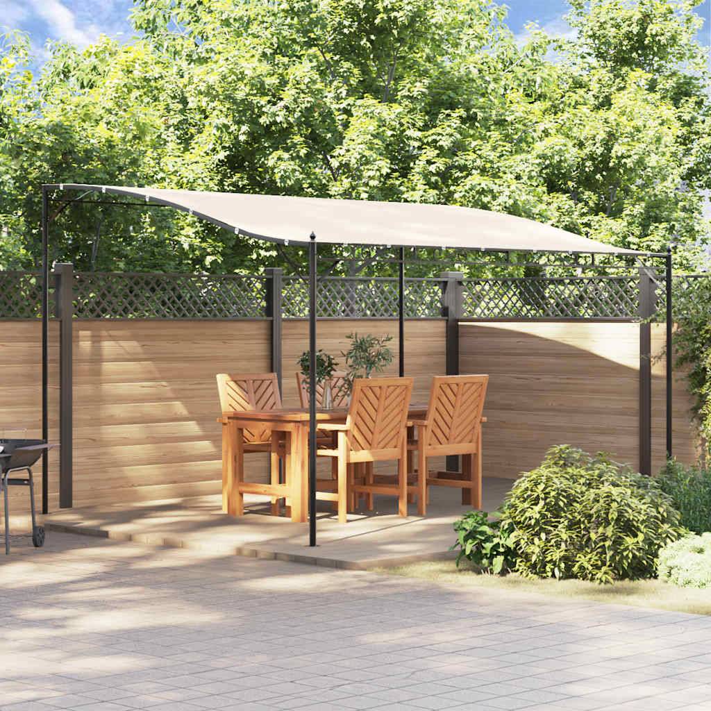 Store banne | Auvent crème 4x3 m 180 g/m² tissu et acier Maison Chic - Image 2