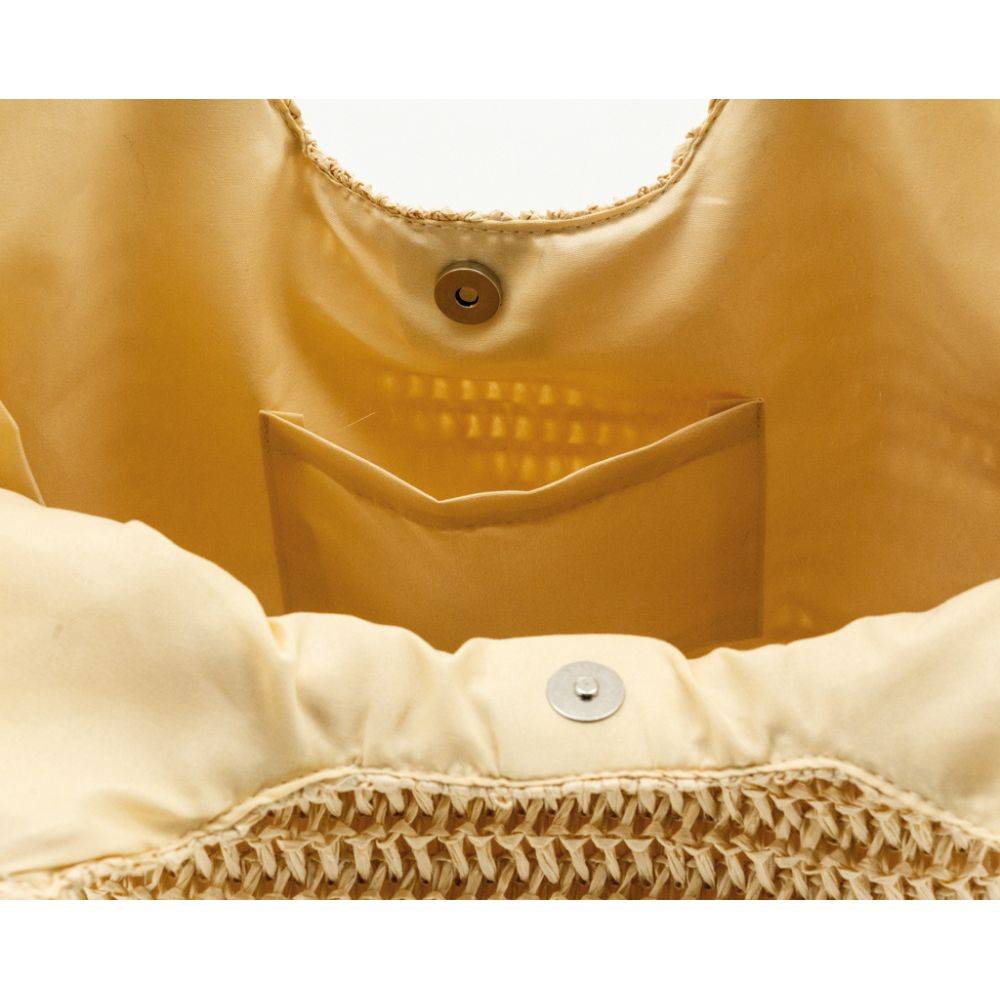 Aubry Gaspard - Sac cabas tressé naturel - Imagen 4