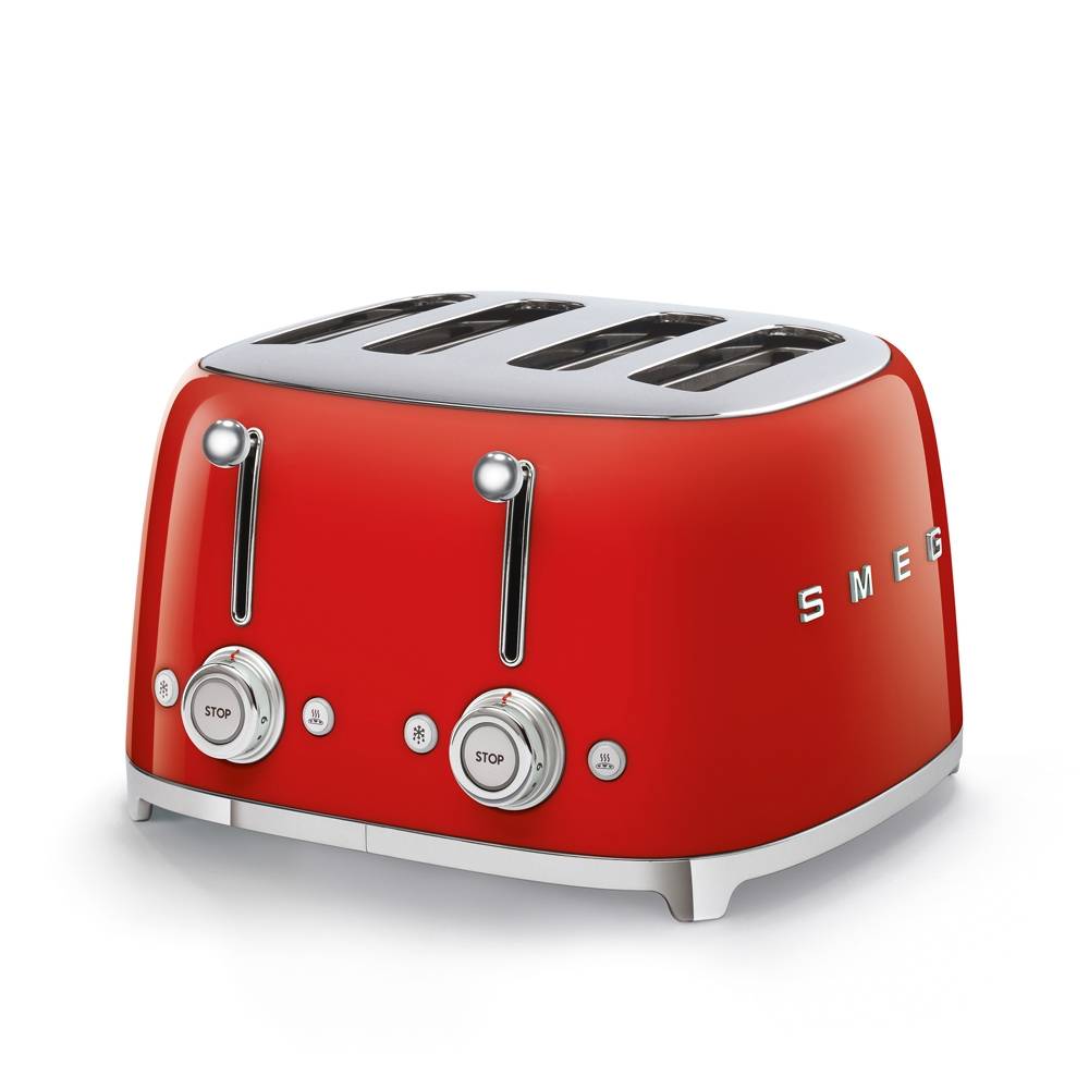 Toaster 4 tranches rouge - Jardiland