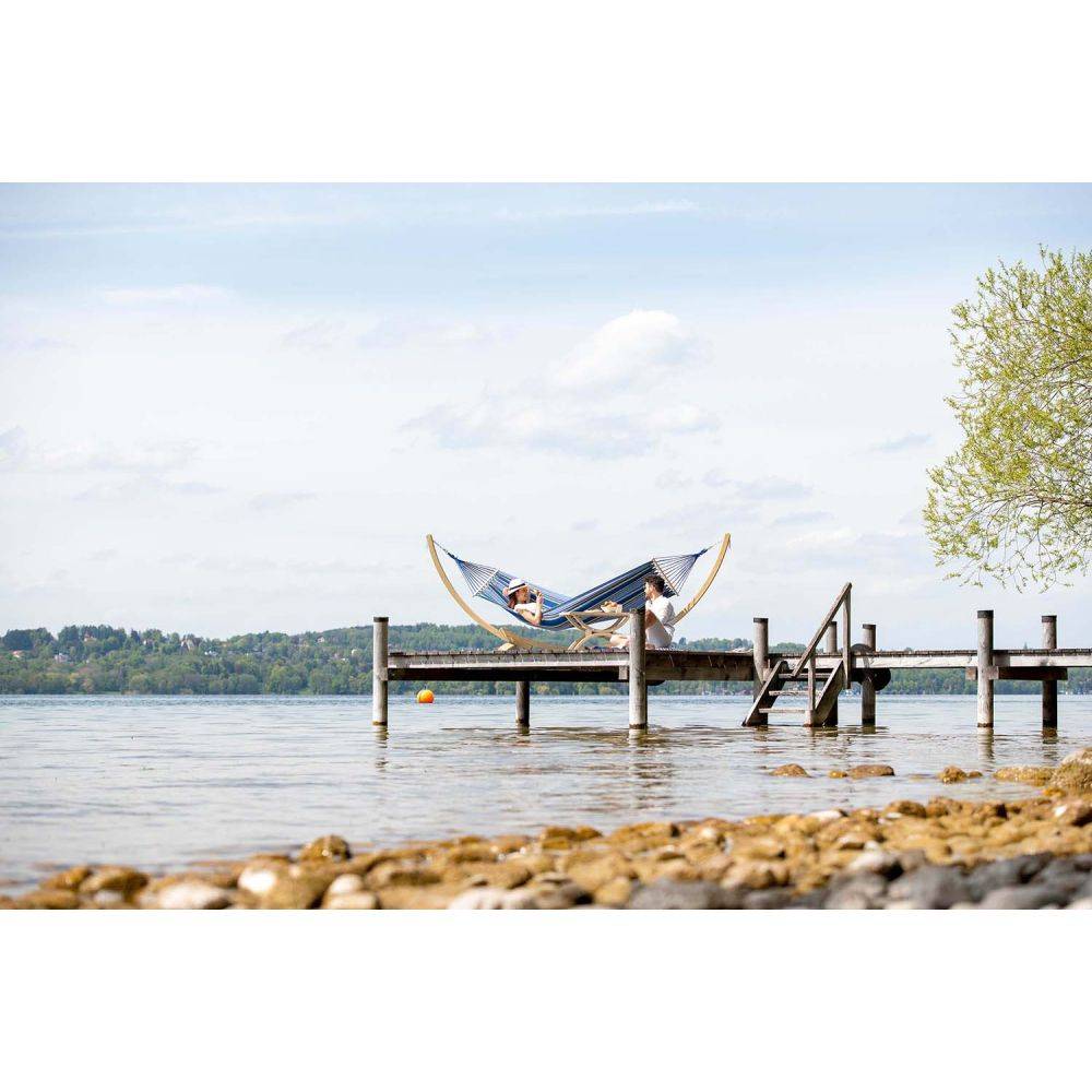 Amazonas - Hamac en coton et polyester avec sac de rangement Tonga - Imagen 2
