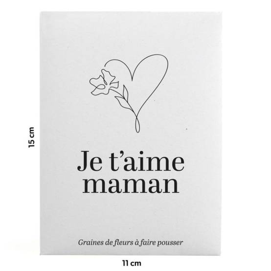 Radis et Capucine - Radis et Capucine - Sachet message - Maman je t'aime - Image 2