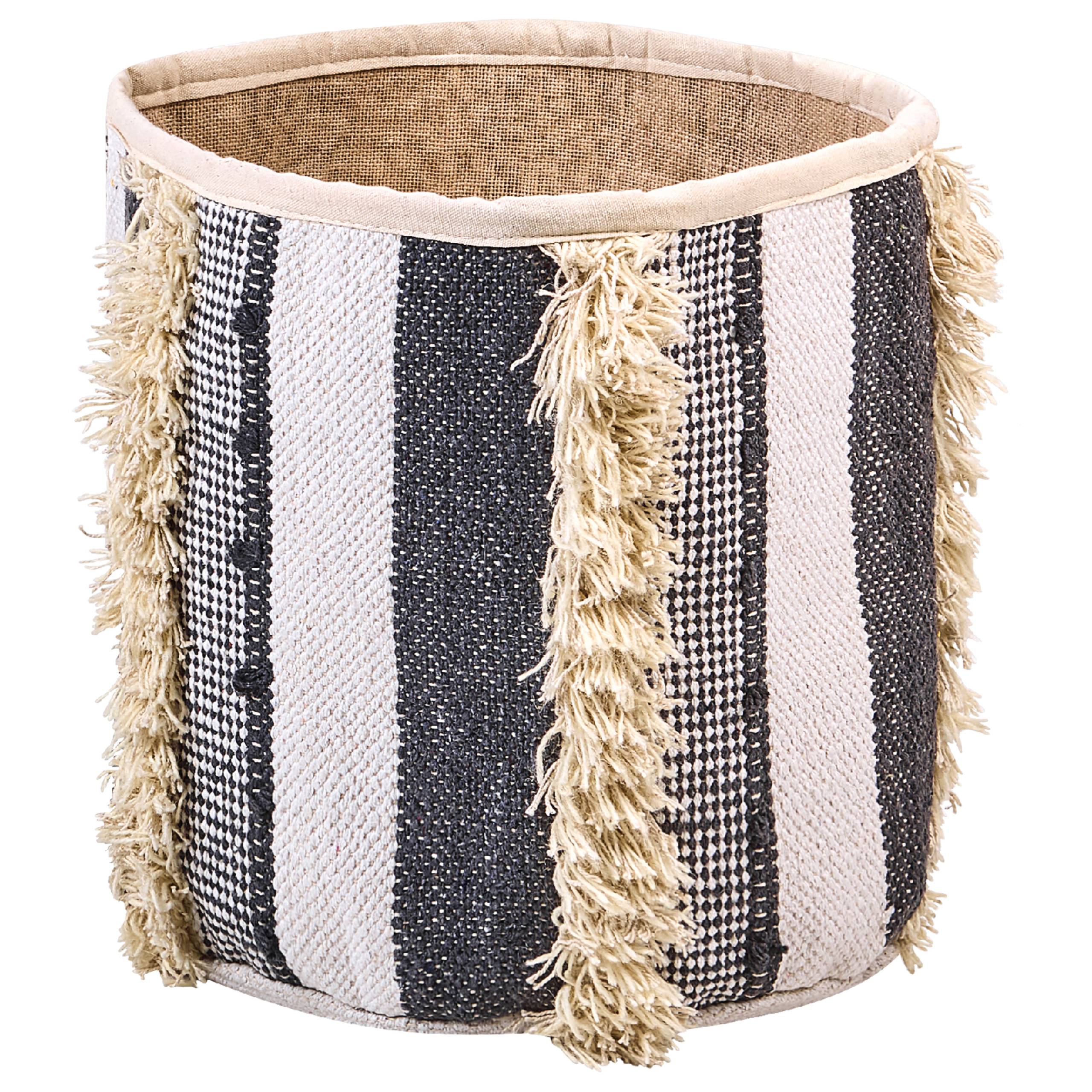 Beliani - Corbeille Coton Gris KOTKAI - Beliani - Imagen 6