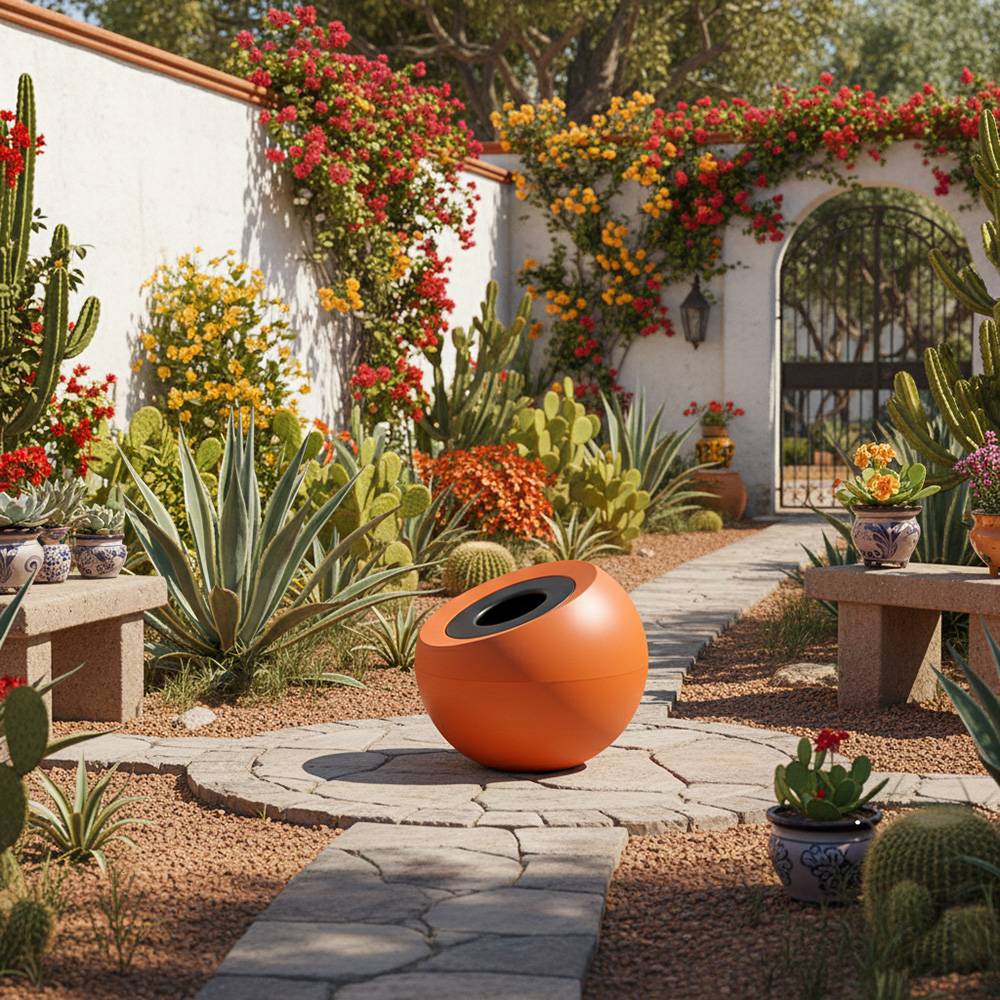 Pot de fleurs dolce vita 300l - plast'up rotomoulage - Image 2
