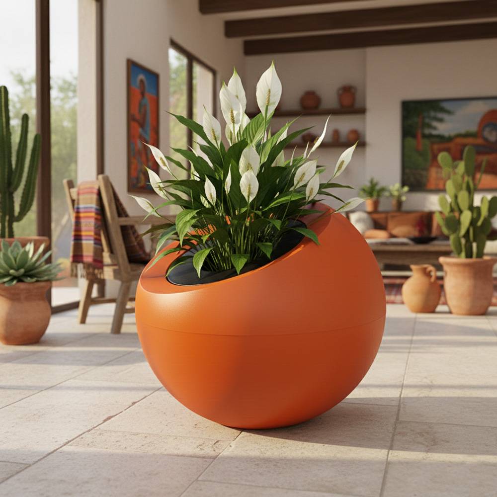 Pot de fleurs dolce vita 300l - plast'up rotomoulage - Image 4