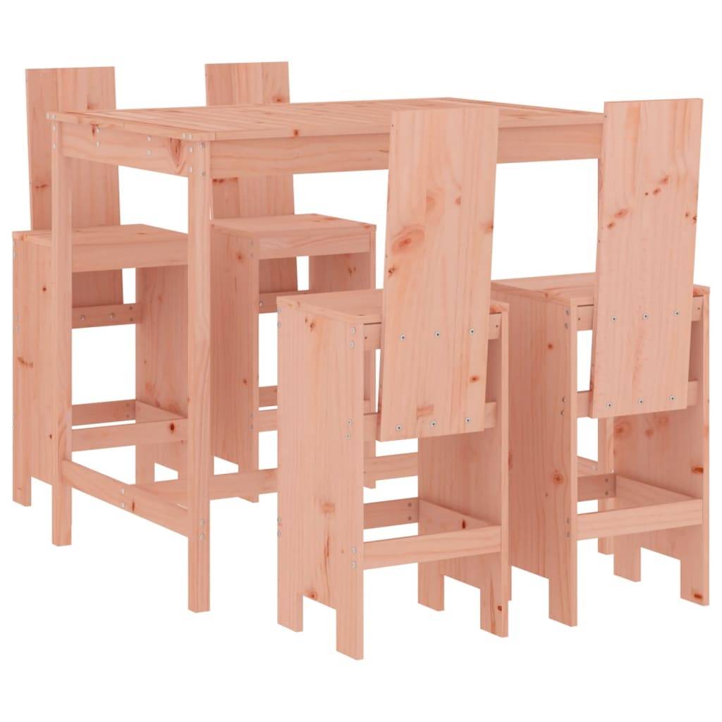 Maison Chic - Ensemble de 5 pcs bar de jardin - Mobilier d'extérieur - Mobilier de jardin bois massif de Douglas-JU2214 - Image 1