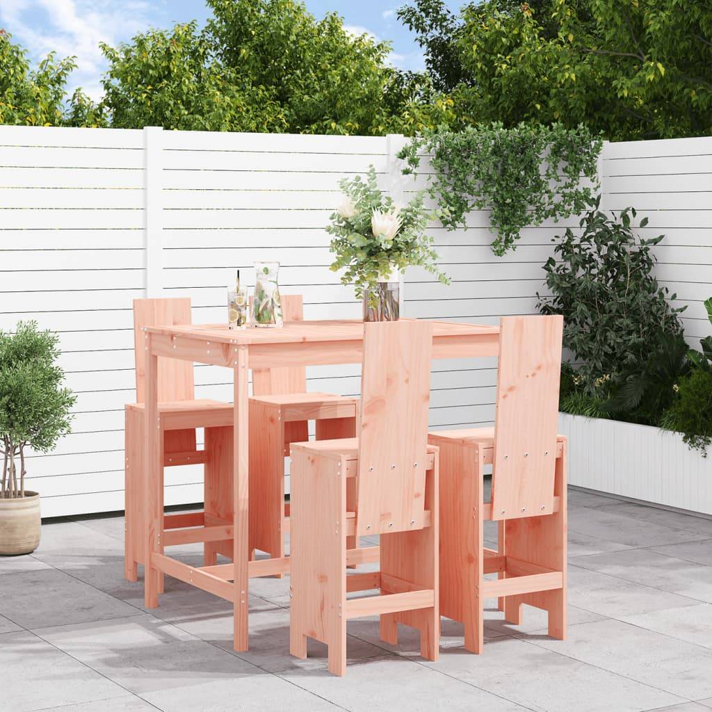 Maison Chic - Ensemble de 5 pcs bar de jardin - Mobilier d'extérieur - Mobilier de jardin bois massif de Douglas-JU2214 - Image 2
