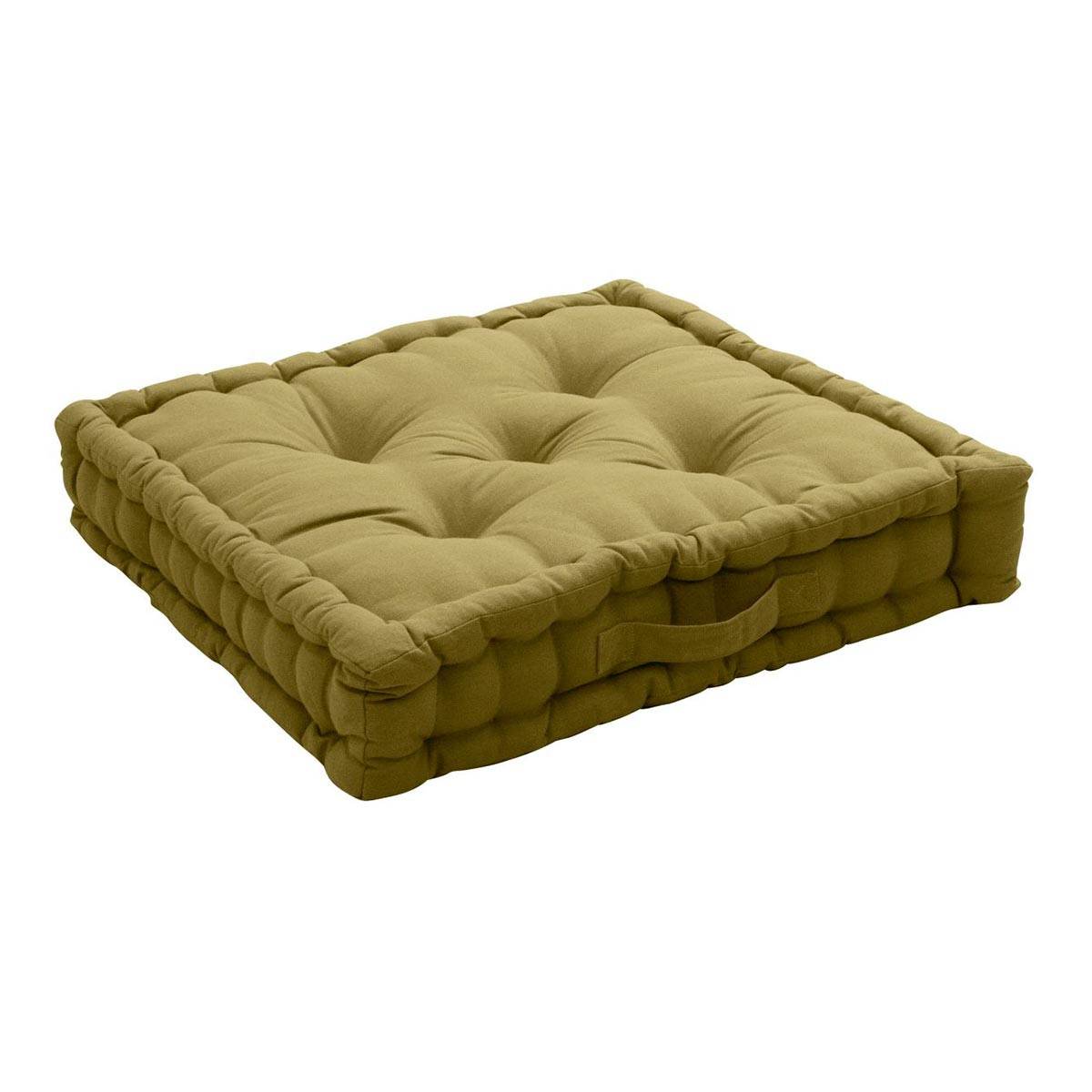 Enjoy Home - Coussin de Sol Uni "Panama" 50x50cm Bronze