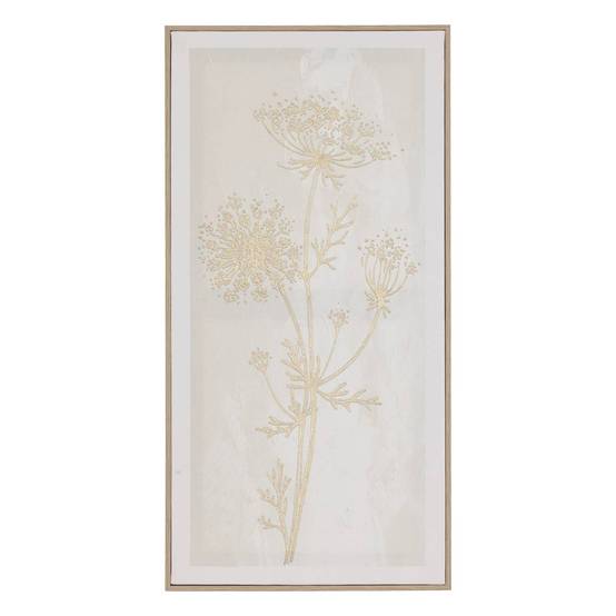 Atmosphera - Toile 3D Beryl blanc 30x60cm - Atmosphera Créateur d'intérieur - Image 2