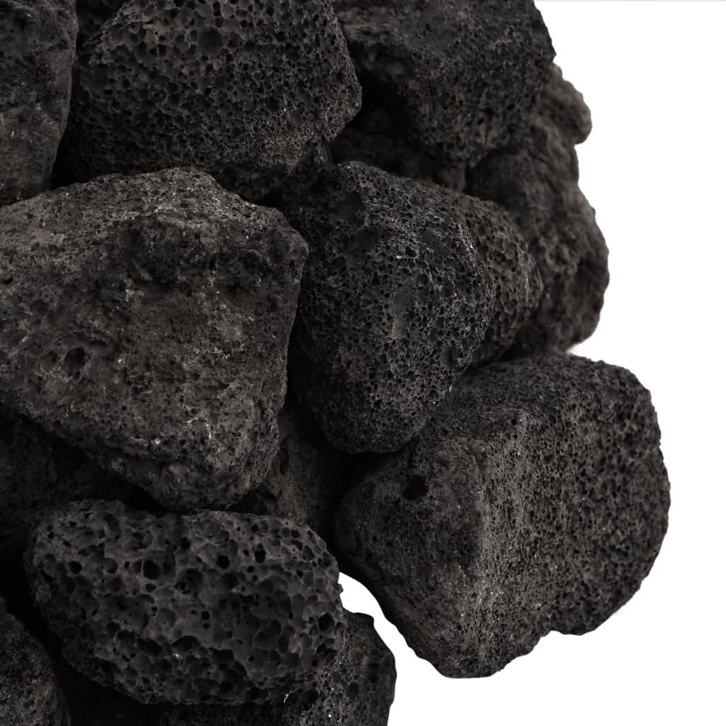 Pierres de Lave pour Aquascaping et Paillage Décoratif 10 kg Noir 3-5 cm - ComfortXL Outdoor Living - Image 5