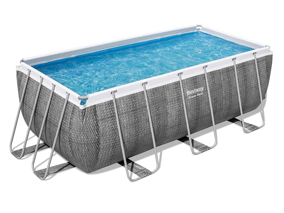 Bestway - Piscine tubulaire rectangulaire Power Steel 4,12 x 2,01 x 1,22 m - Bestway - Imagen 3
