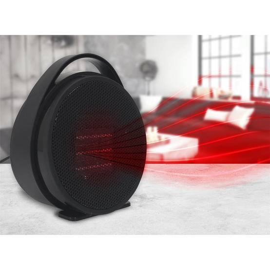 Chauffage d'Appoint Soufflant 800W Noir - FELICE - Image 4