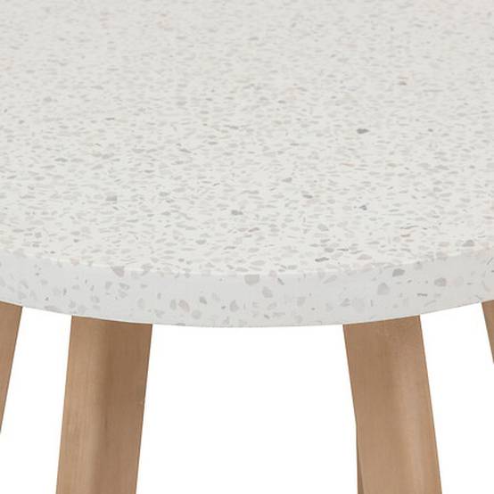 Hesperide - Table basse de jardin ronde "Lemindo" 100cm en eucalyptus Hespéride - Image 5