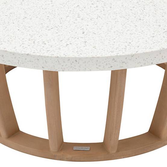 Hesperide - Table basse de jardin ronde "Lemindo" 100cm en eucalyptus Hespéride - Image 4