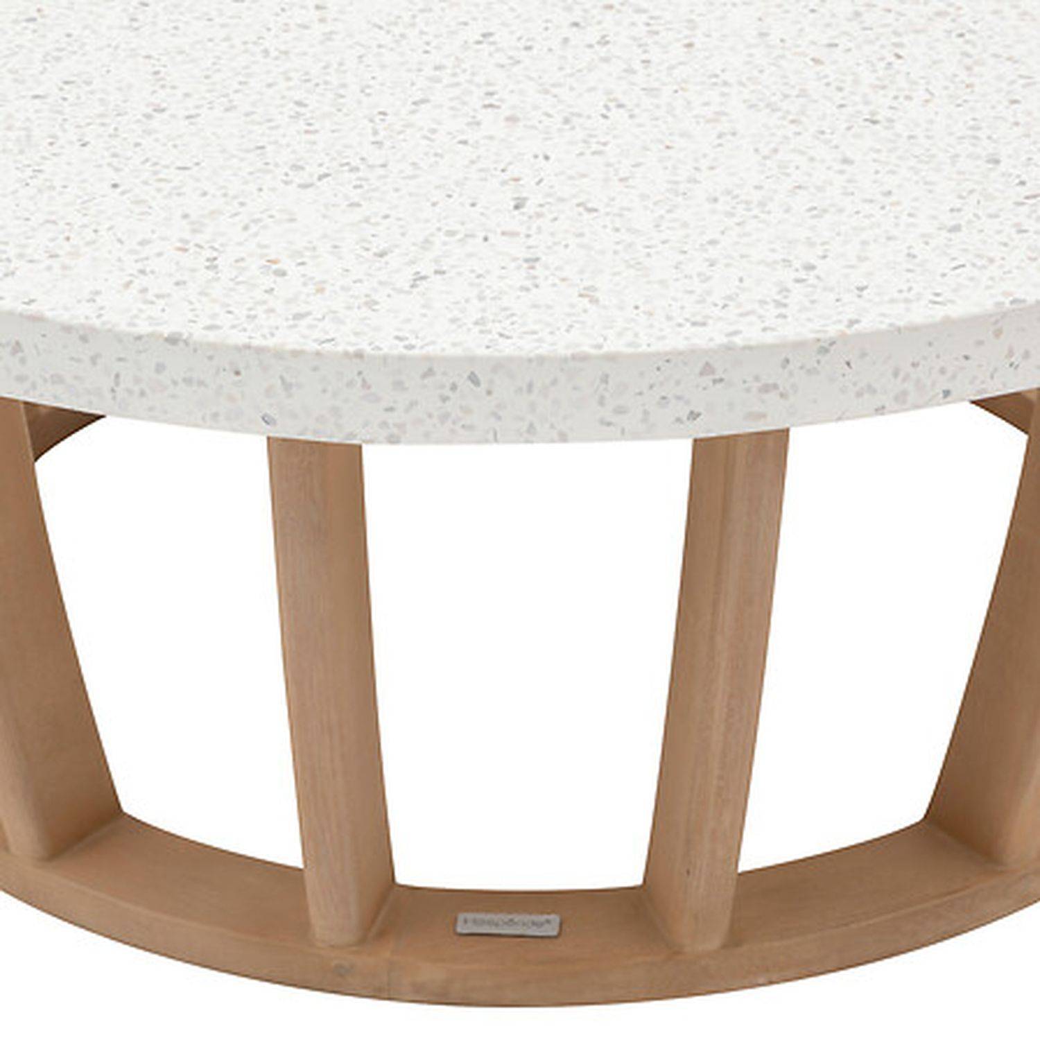 Hesperide - Table basse de jardin ronde "Lemindo" 100cm en eucalyptus Hespéride - Image 4