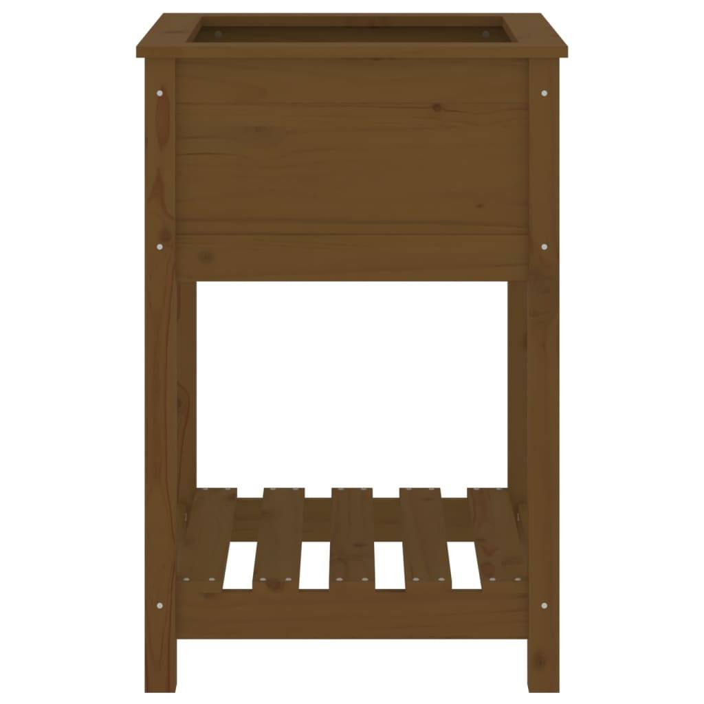 ComfortXL - Carré potager sur pied bois de pin avec étagère jardin couleur miel – ComfortXL Outdoor Living - Image 5