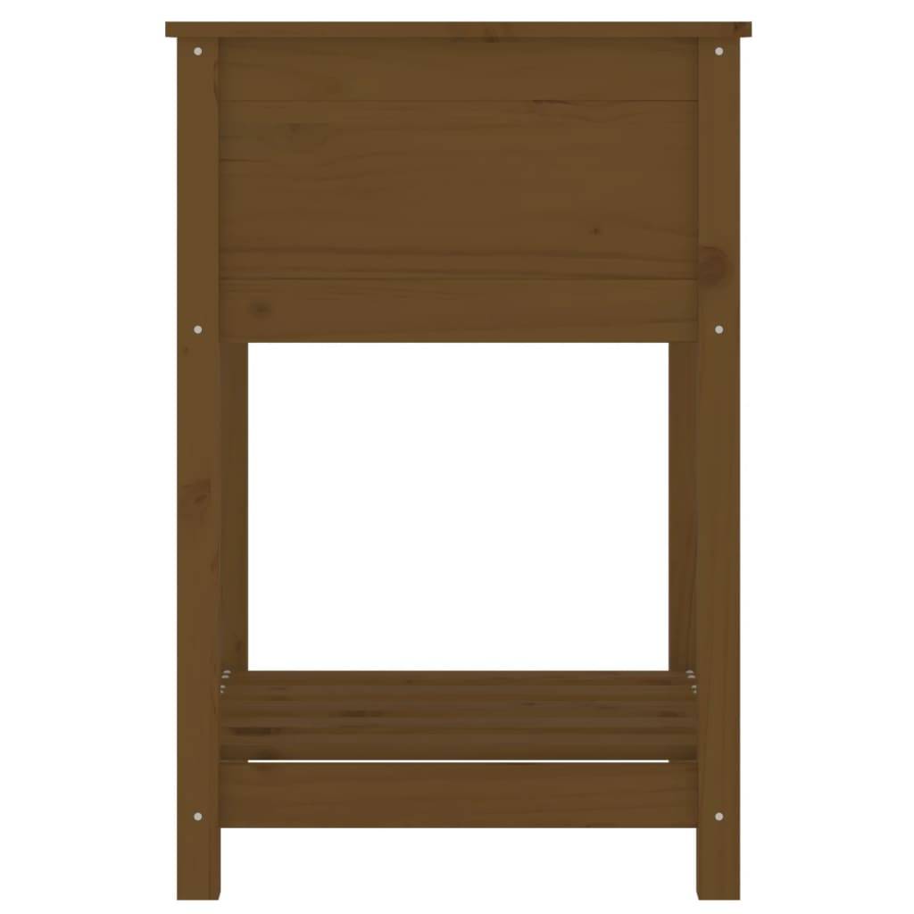 ComfortXL - Carré potager sur pied bois de pin avec étagère jardin couleur miel – ComfortXL Outdoor Living - Image 6