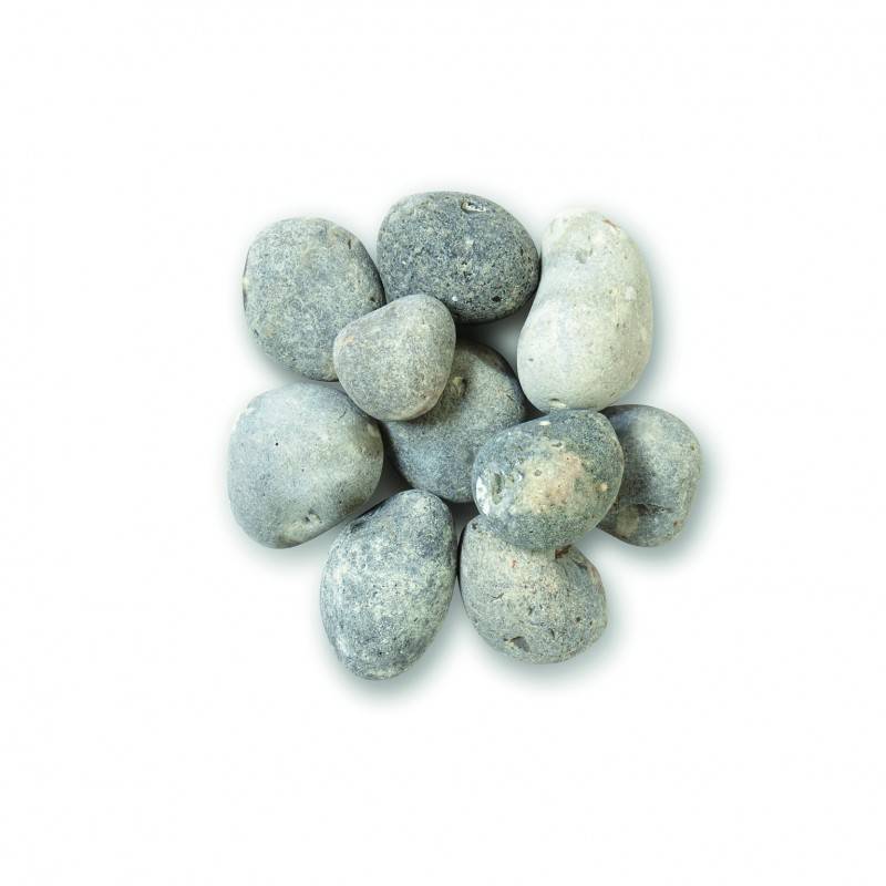 Jardinex - Galet gris bleu 40/60 mm - Sac 25 kg - Gris bleu  - Jardinex - Imagen 1