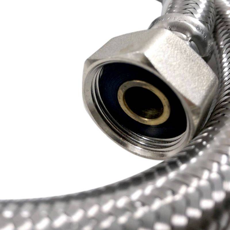 Flexible droit Ø13mm raccordement Femelle - Femelle 3/4'' Longueur 100cm - Image 2
