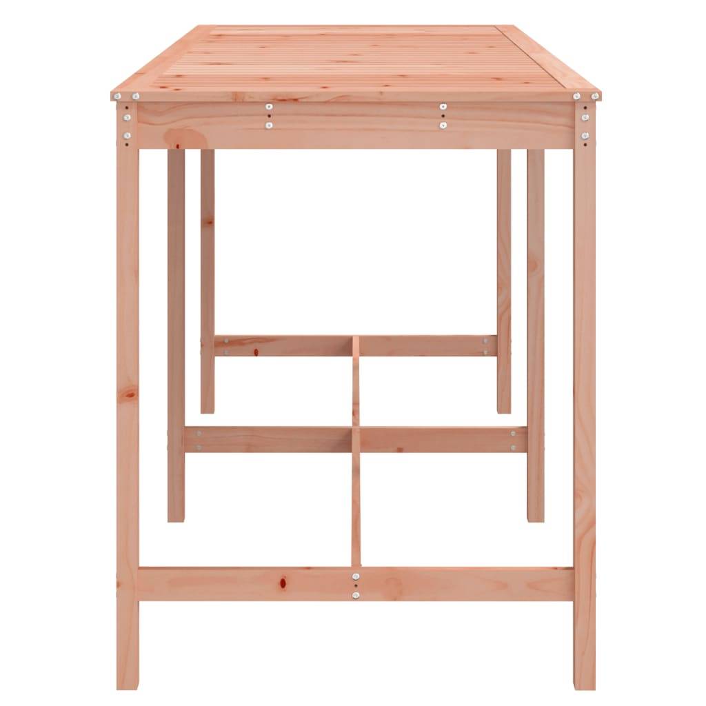 Table de jardin bois massif douglas 203,5 x 90 x 110 cm - PANGIVO - Image 5