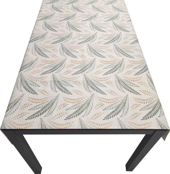 Nappe Composition PVC Base Polyester Anti-taches Pointes Taille 100X140 CM - Imagen 2