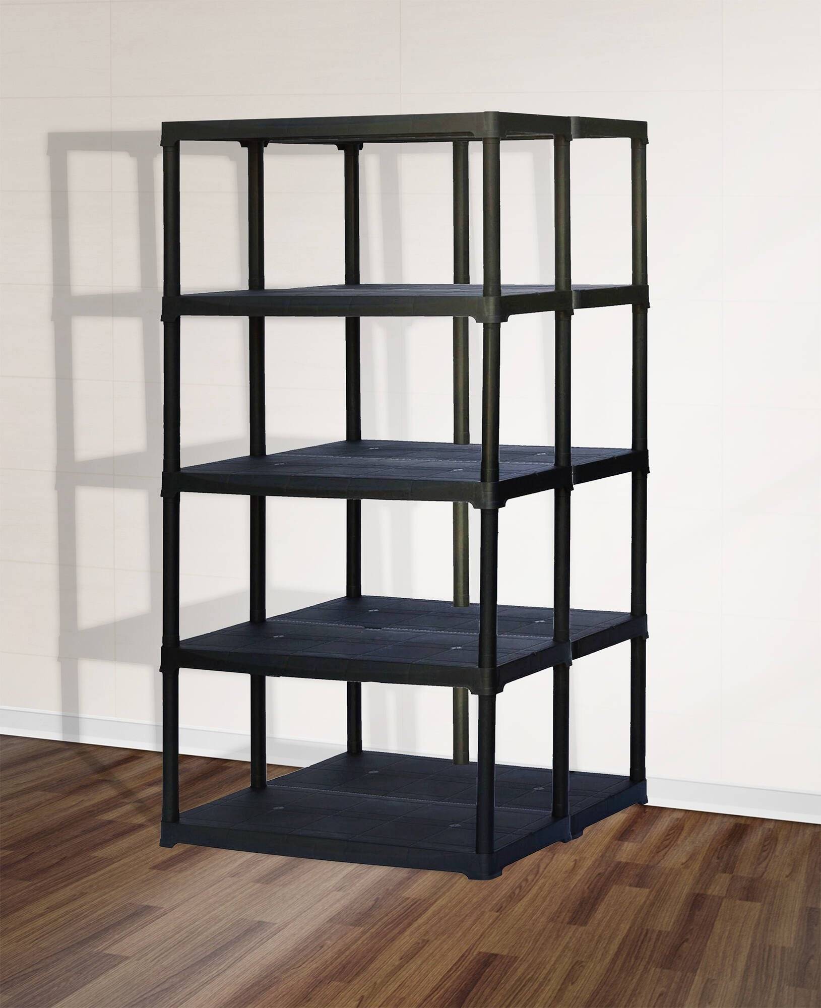 Dmora - Armoire d'extérieur Damme, Etagère d'extérieur, Armoire de balcon polyvalente, Armoire d'extérieur, Anthracite, 90x78h176 cm - Dmora - Imagen 2