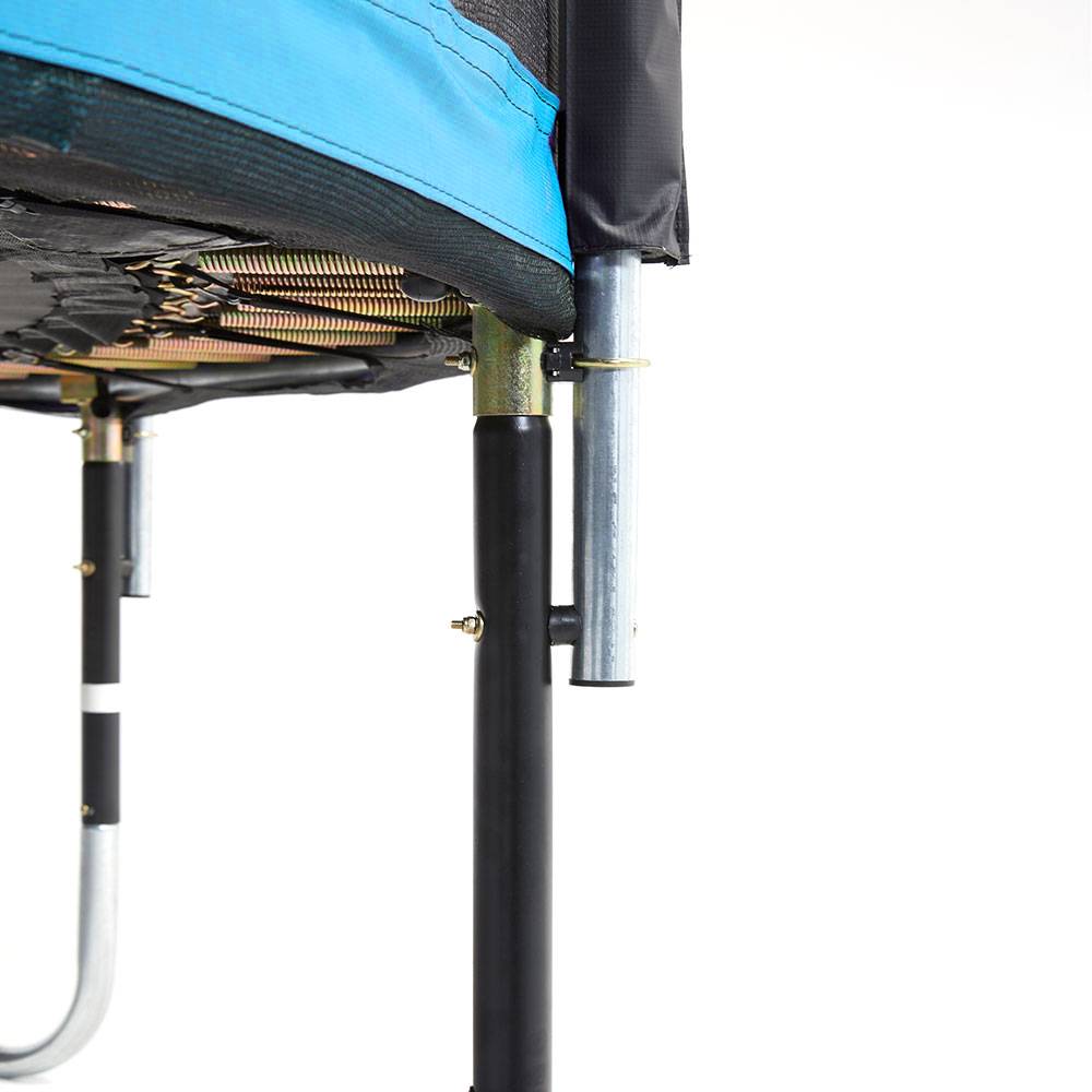 Kangui - Trampoline Ø 430cm + filet de sécurité + échelle + bâche - PUNCHI 430 Bleu Kangui - Image 6