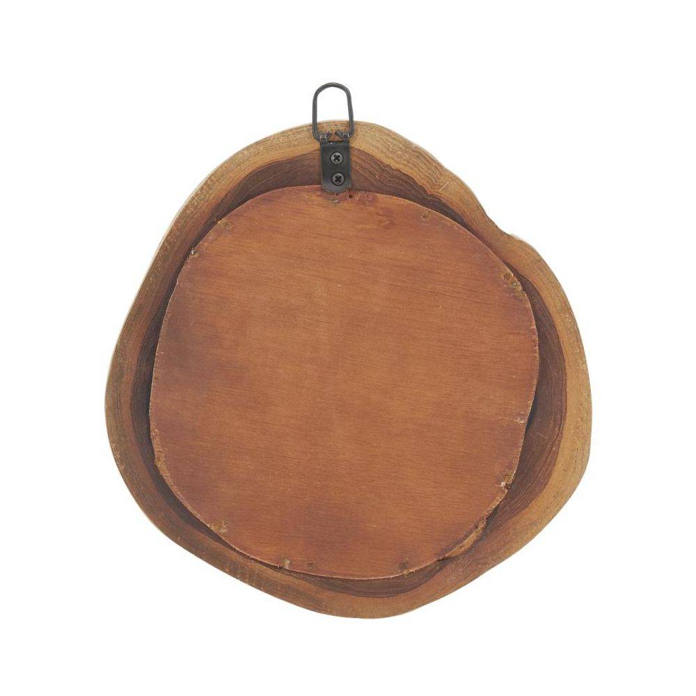 Aubry Gaspard - Miroir rond en teck naturel - Imagen 4