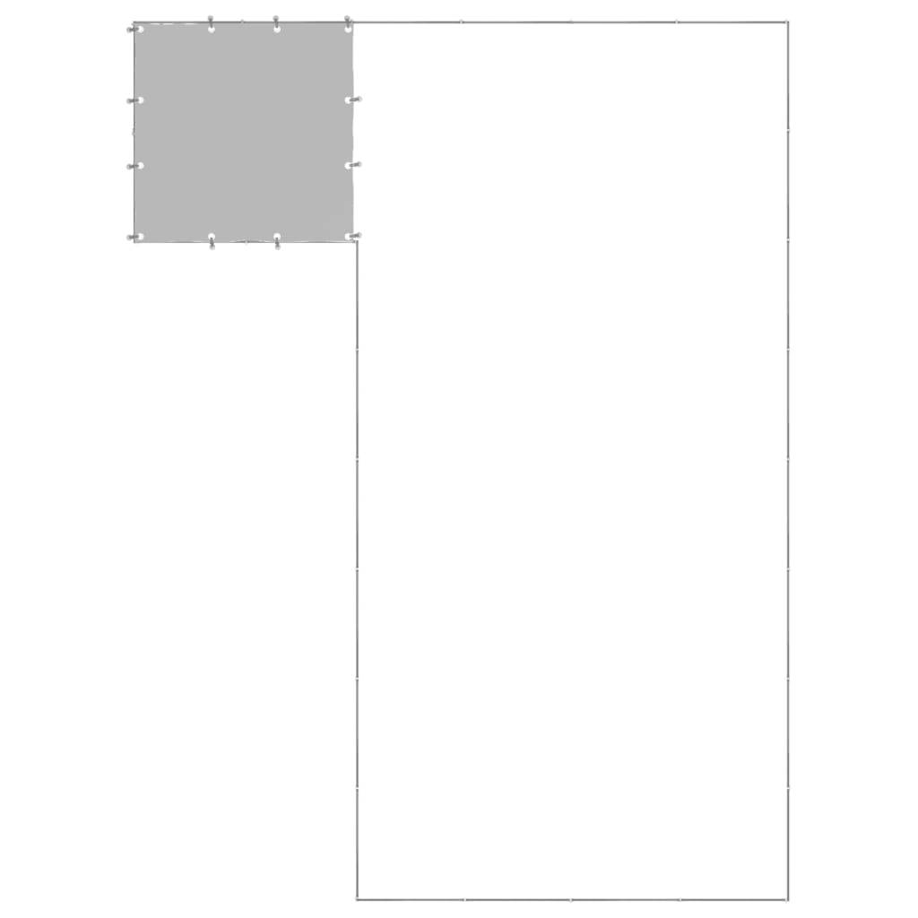 Vidaxl - Chenil Argenté 10,89 m² Acier vidaXL 3082232 - Imagen 4
