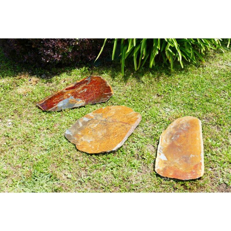 Pas Japonais Ardoise CORTEN Irrégulier - Pack de 10 pièces - Image 2