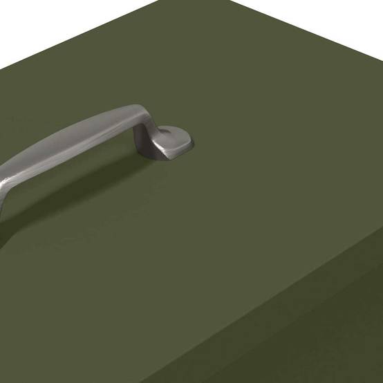 Distributeur Grain Compact Métal Poule 2kg Vert Olive - ComfortXL Outdoor Living - Image 7