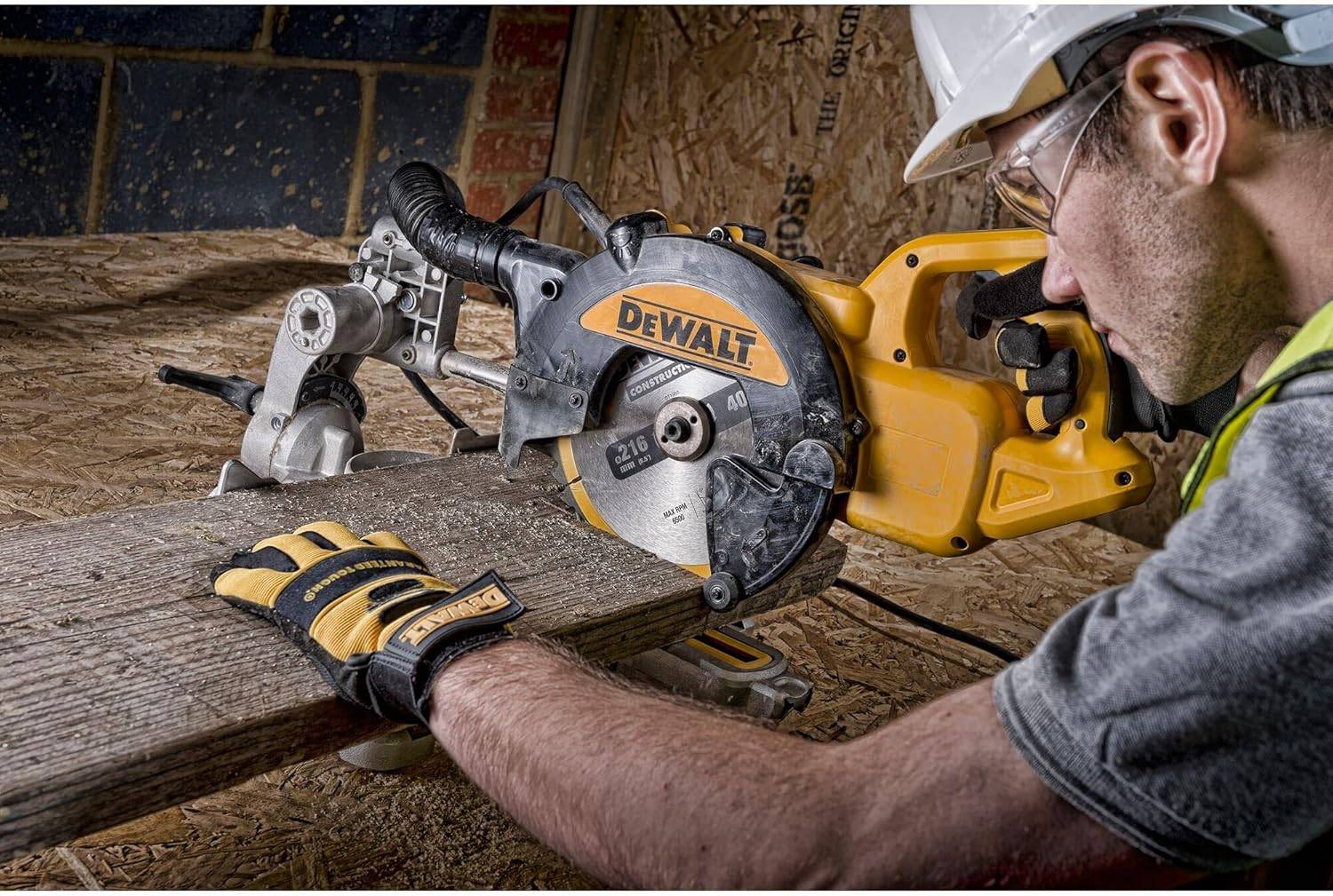 Scie à onglet radial Ø216mm 1300W - DEWALT - DWS773 - Image 9