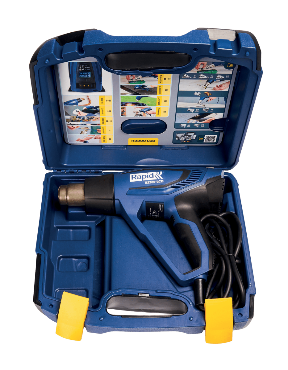 Pistolet à air chaud Rapid R2200-LCD - 2200 W - RAPID-ISABERG - Coffret - 5001448 - Imagen 5