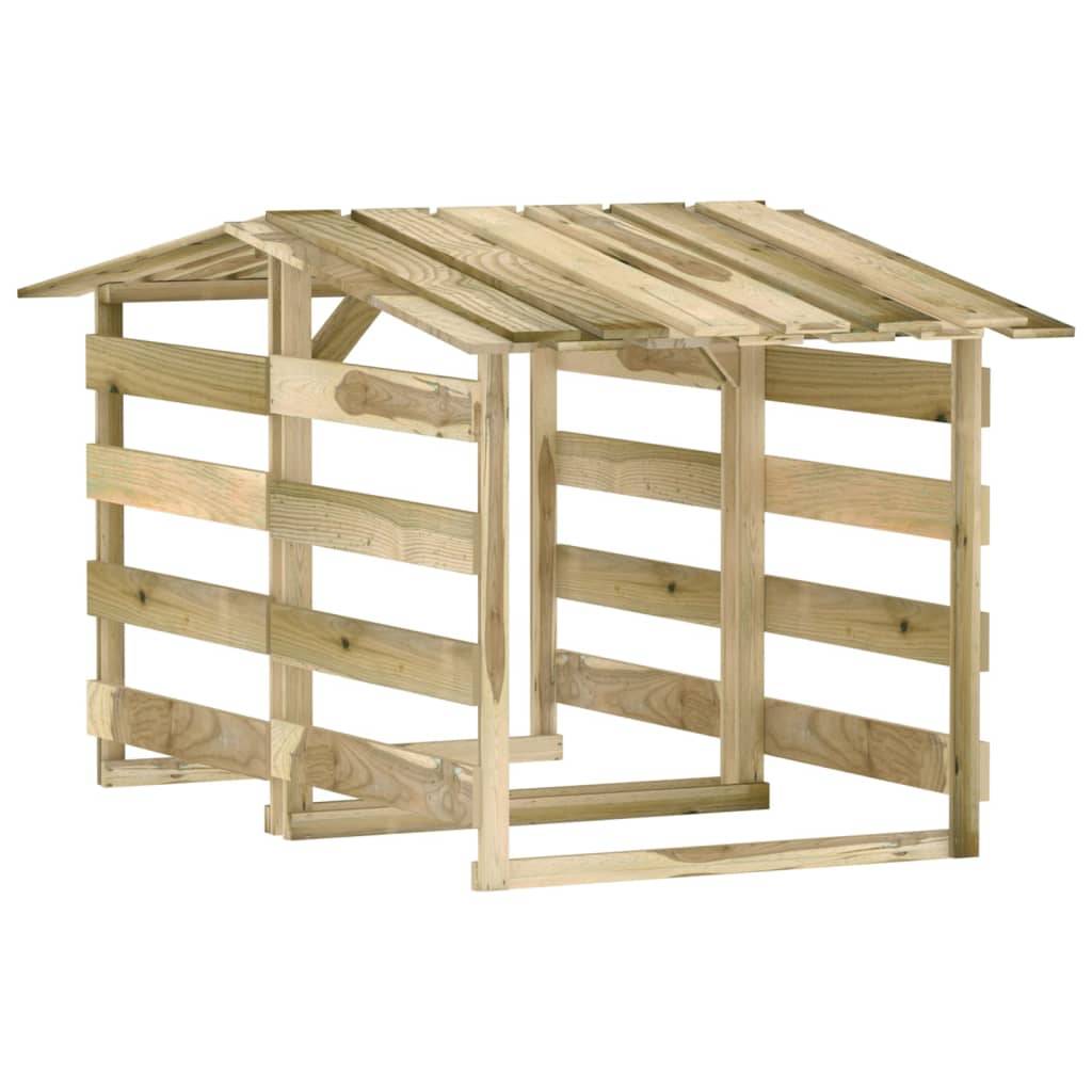 Maison Chic - Pergola - Tonnelle de jardins avec toits 2 pcs 100x90x100 cm Bois de pin imprégné il198 - Image 1