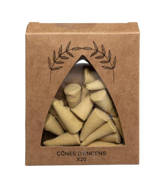 Coffret Citronnelle Cage en métal Bougie parfumée citronnelle et 20 Cônes d'encens avec support - Image 4