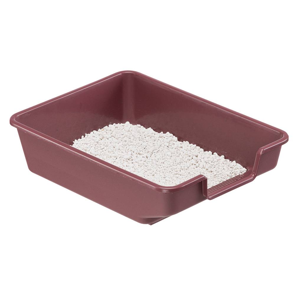 Ferplast - Ferplast Bac à litière pour chat, toilettes ouvertes pour chat, avec Bords hauts, Entrée Basse, 37 x 27 x h 8 cm, WEEKEND Bac litiere lapin, pour - Imagen 2