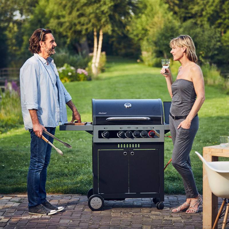 Barbecue gaz Boston Black 4 IK Turbo - ENDERS - 4 brûleurs dont 1 Turbo Zone - Imagen 3