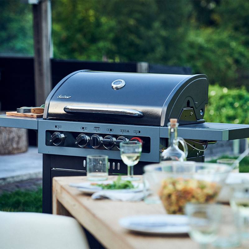 Barbecue gaz Boston Black 4 IK Turbo - ENDERS - 4 brûleurs dont 1 Turbo Zone - Imagen 2